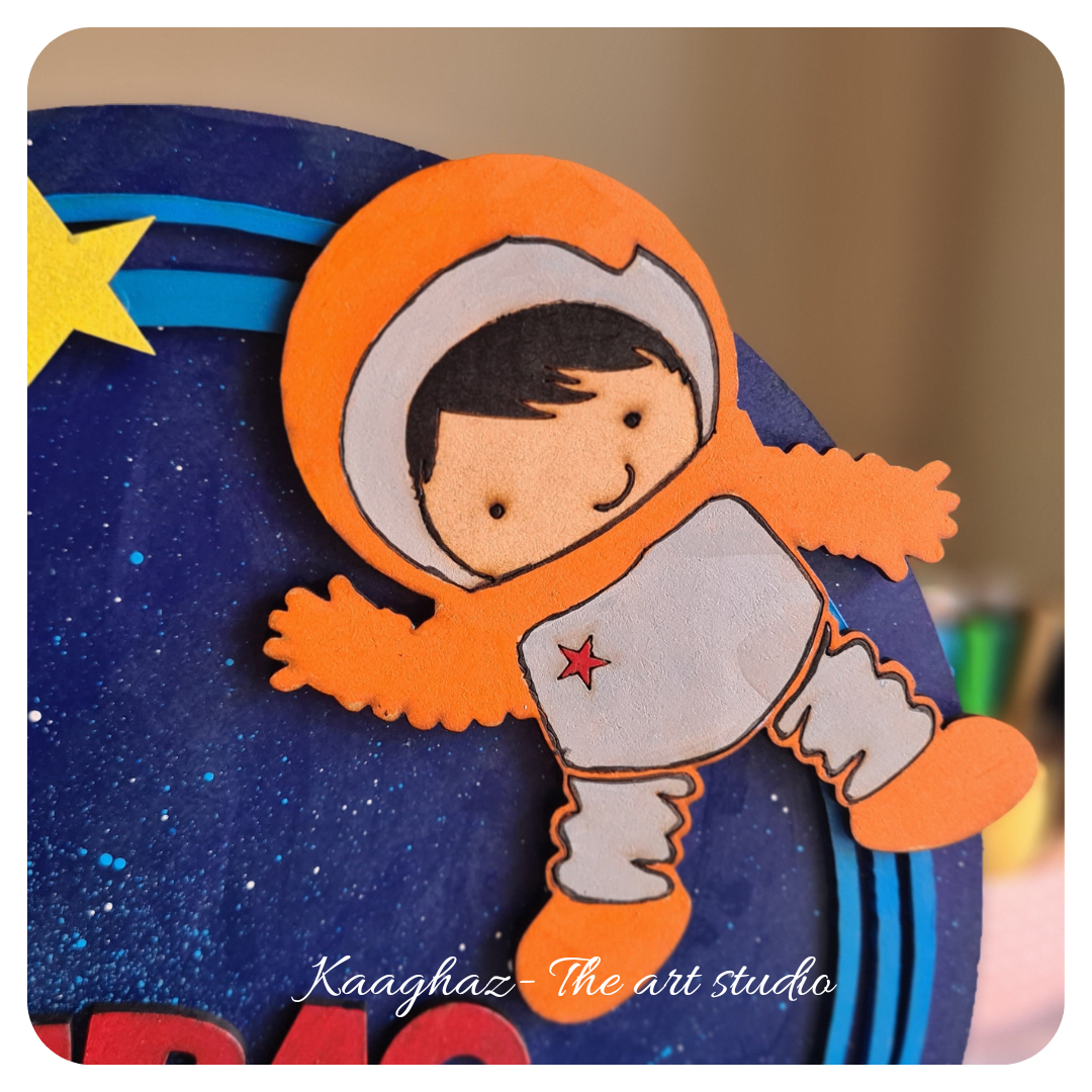 Space theme Nameboard for kids- 1