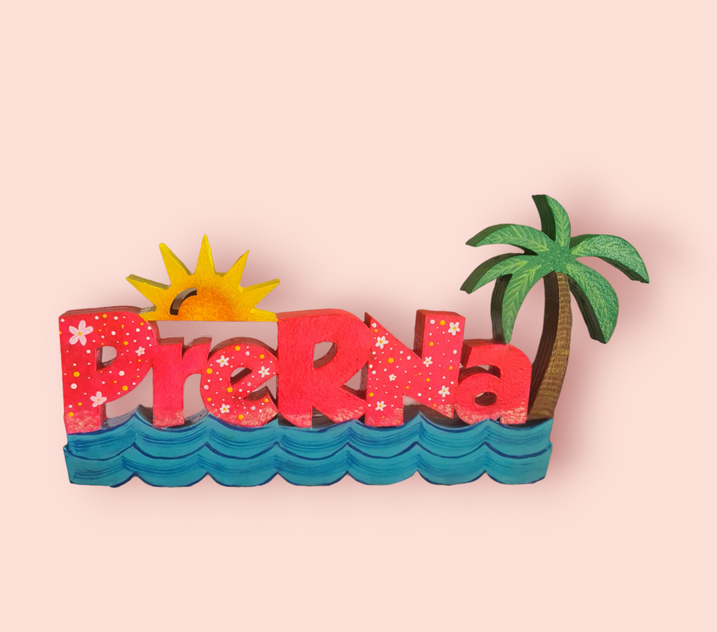 Free Standing Beach theme name sign
