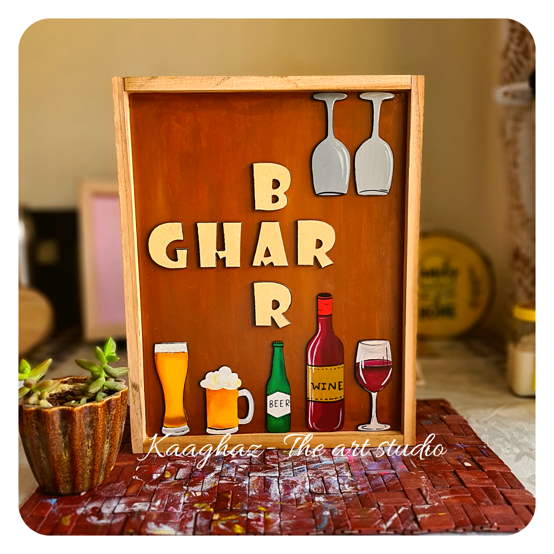 GHAR - BAR liquor wall décor