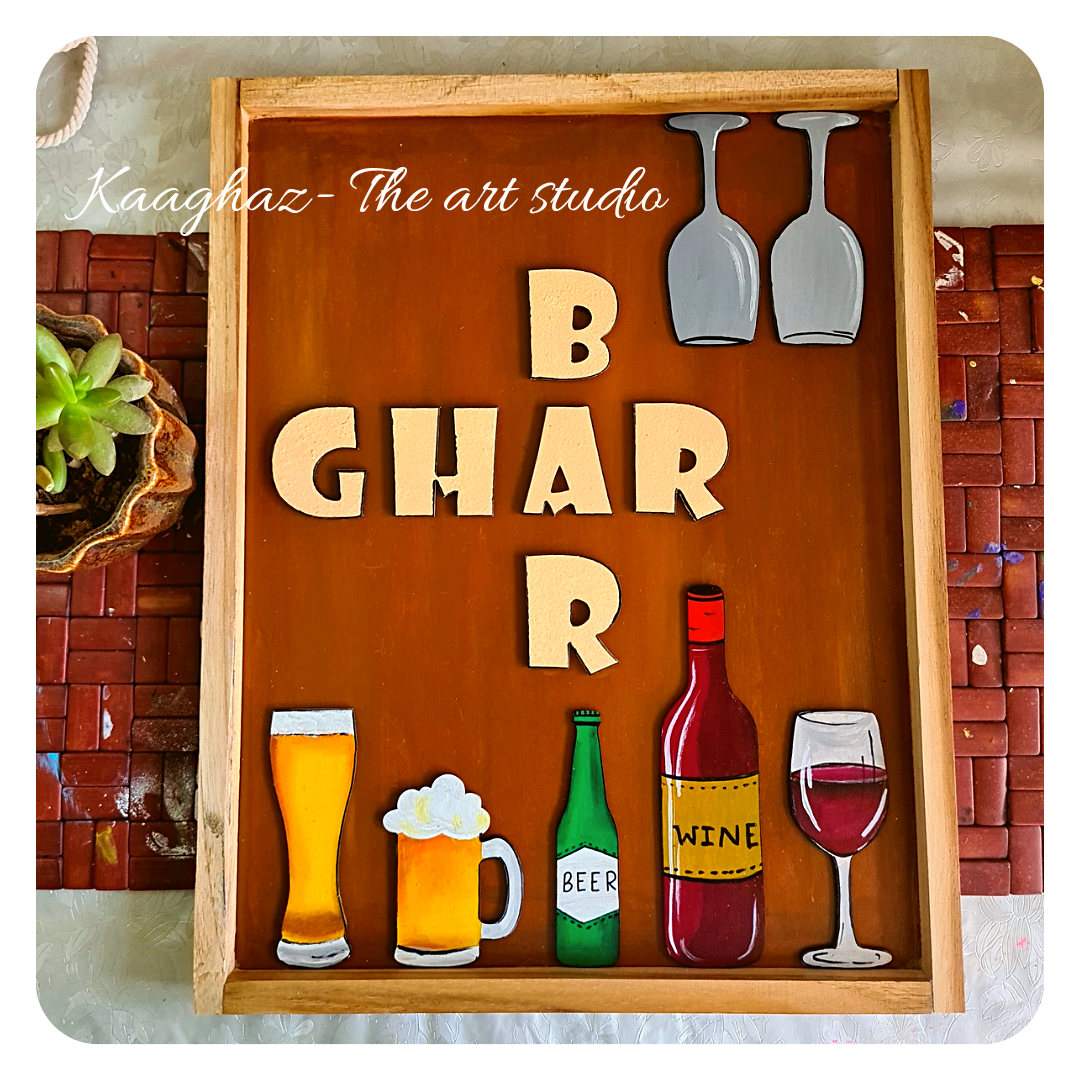 GHAR - BAR liquor wall décor