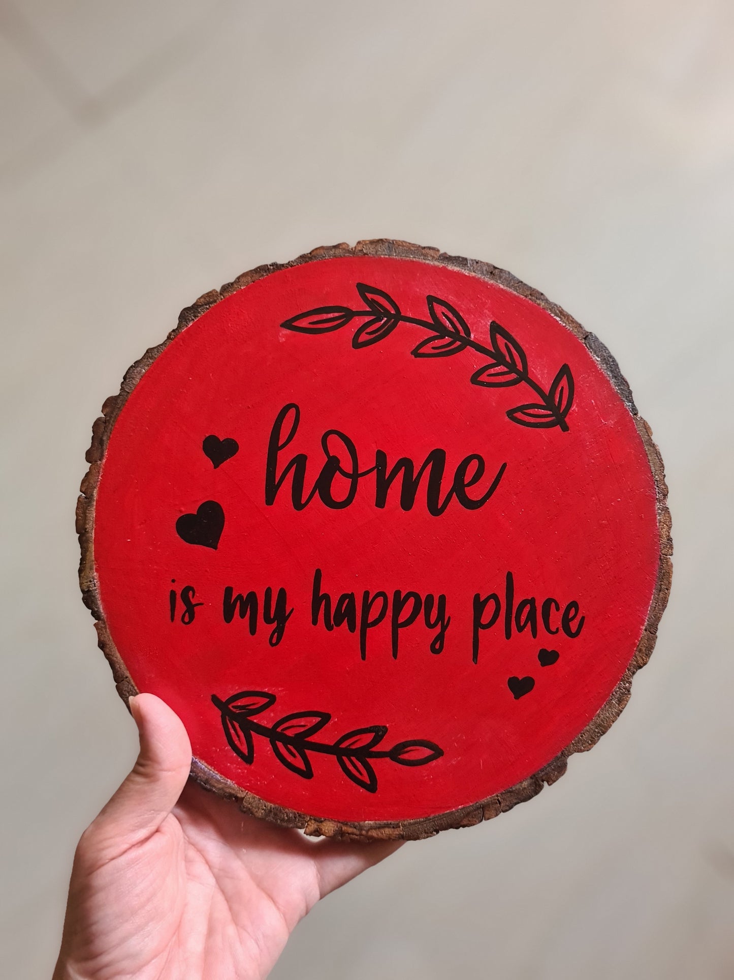 Wood Slice wall hanging