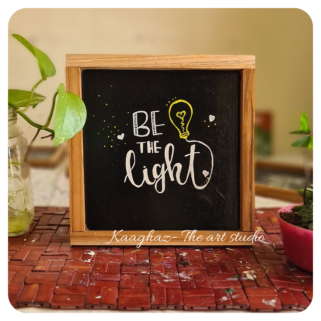 Quote wall frames- Be the light