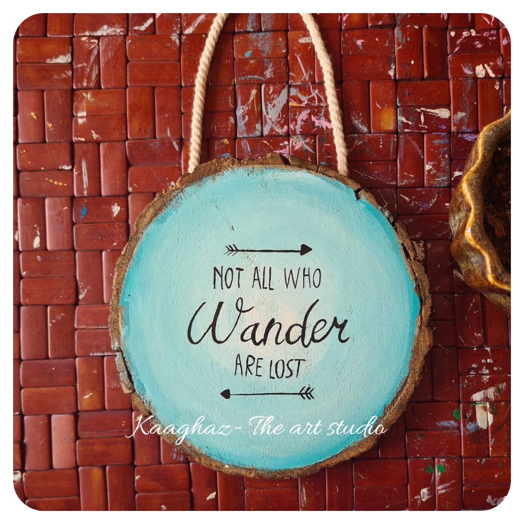 Wood Slice wall hanging