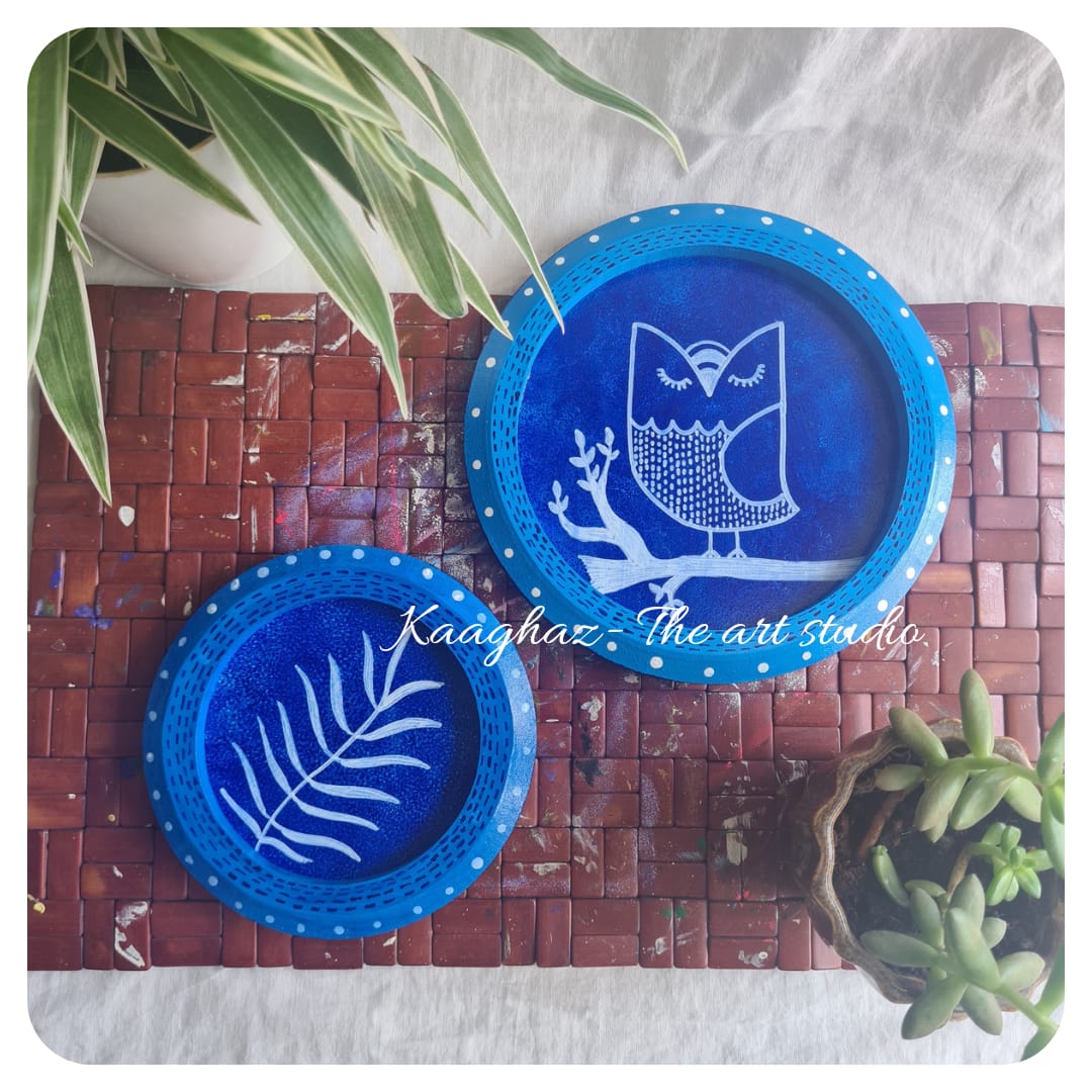 Wall Plates- Blue Owl