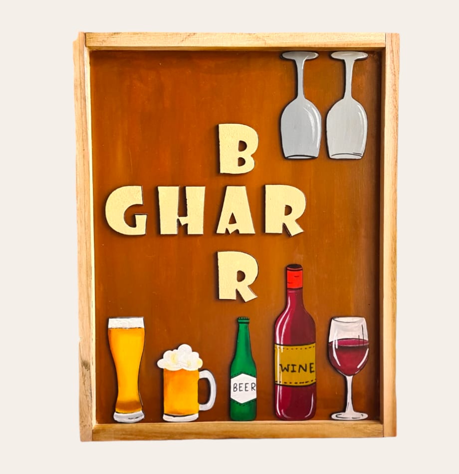 GHAR - BAR liquor wall décor