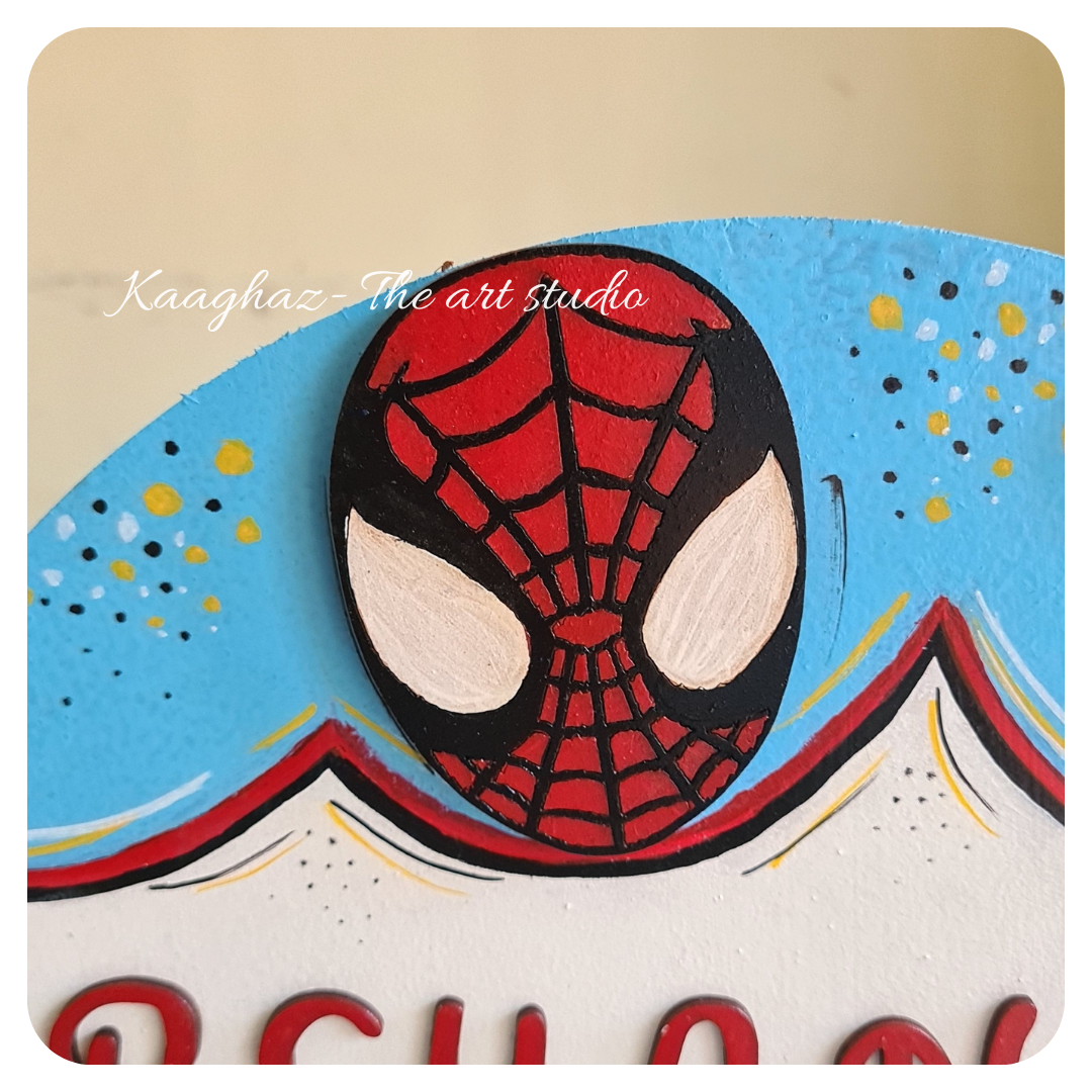 Superhero theme Nameboard- 1