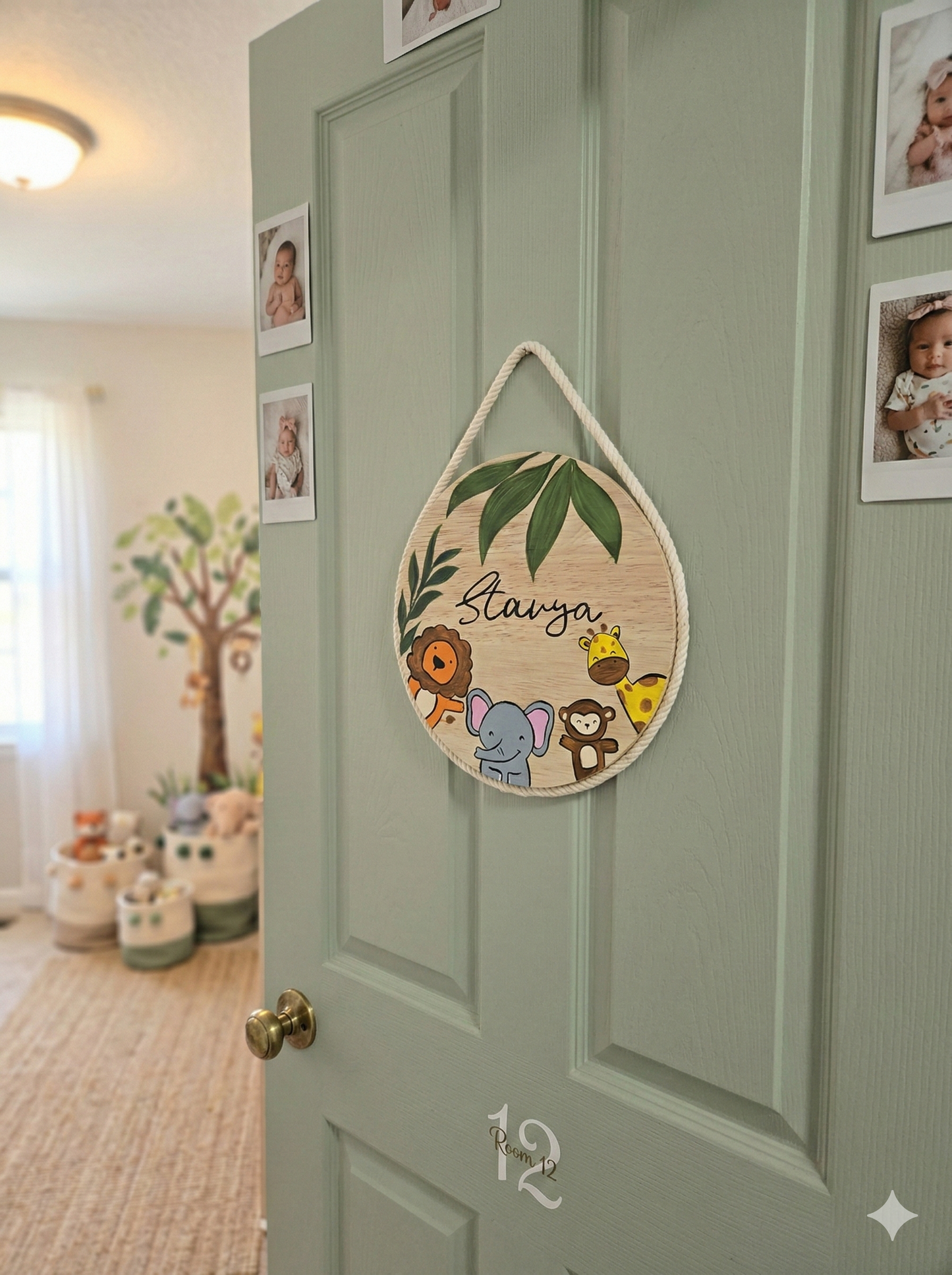 🎨 Jungle Adventure Personalized Nameplate