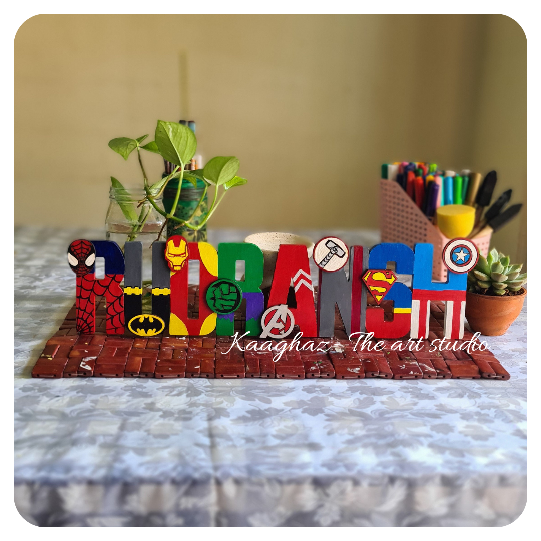 Superhero theme Nameplate