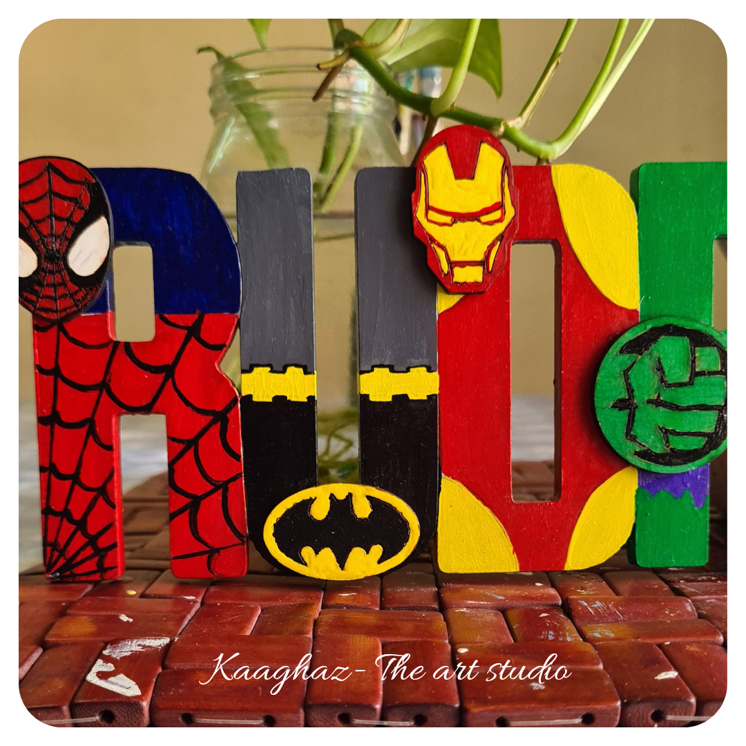 Superhero theme Nameplate