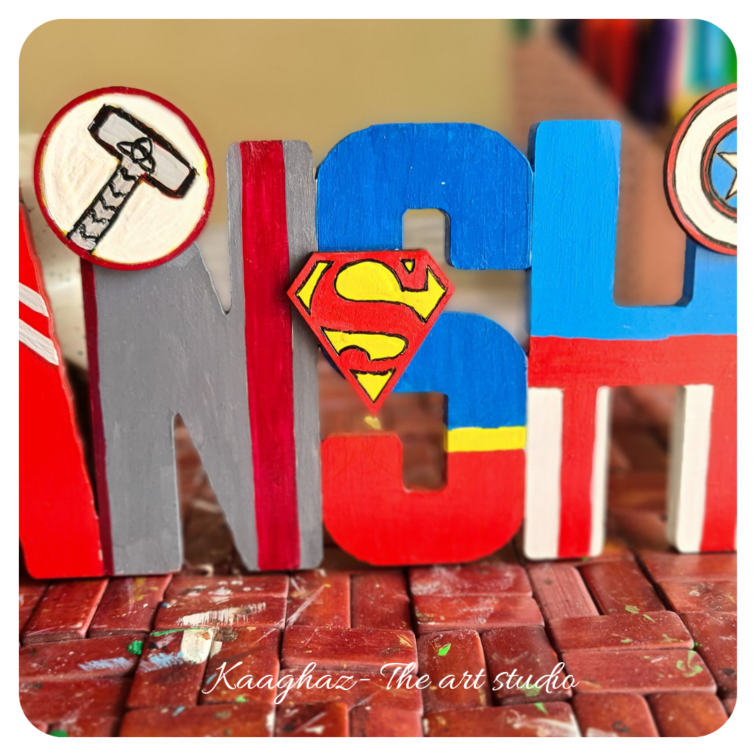 Superhero theme Nameplate