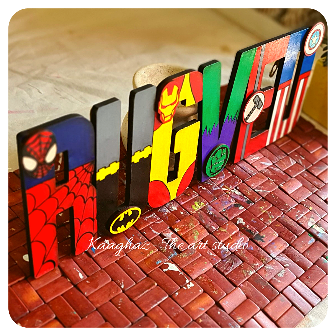 Superhero theme Nameplate