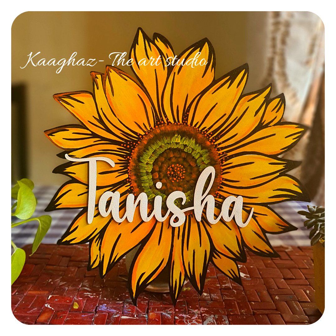 Sunflower Nameboard