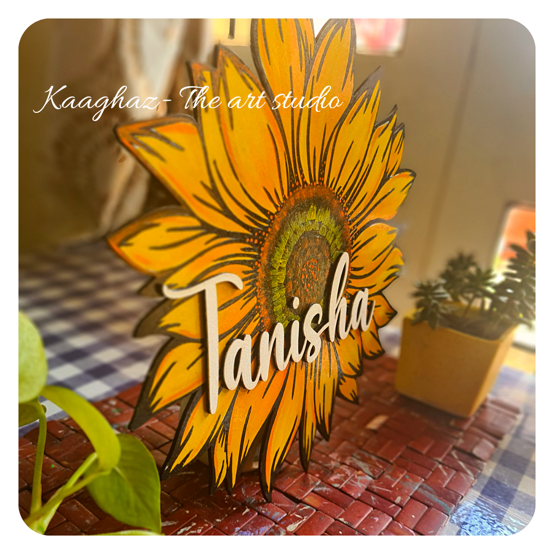 Sunflower Nameboard