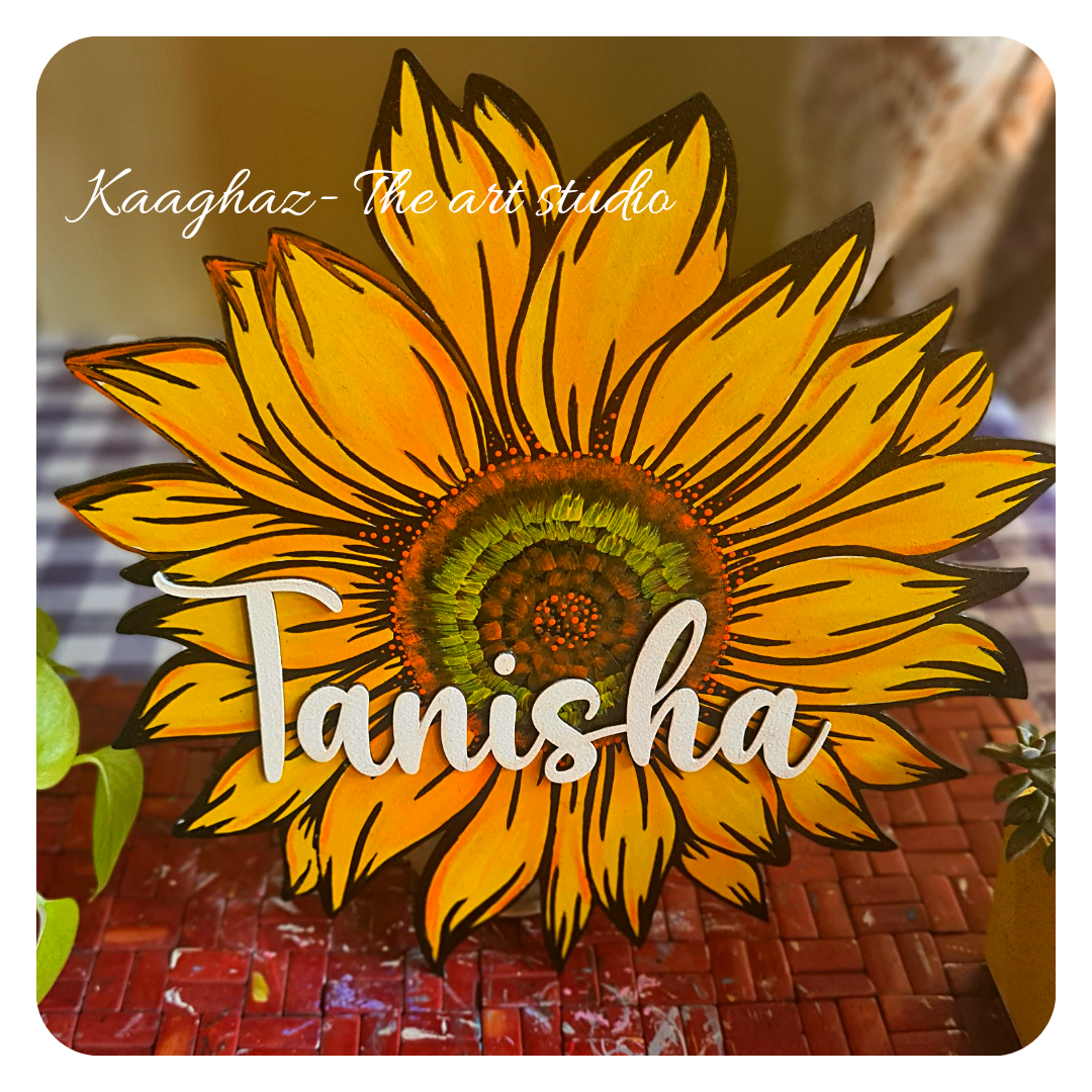 Sunflower Nameboard