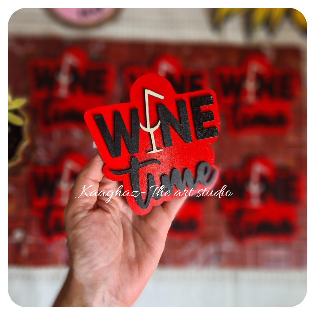 Wine time Magnet