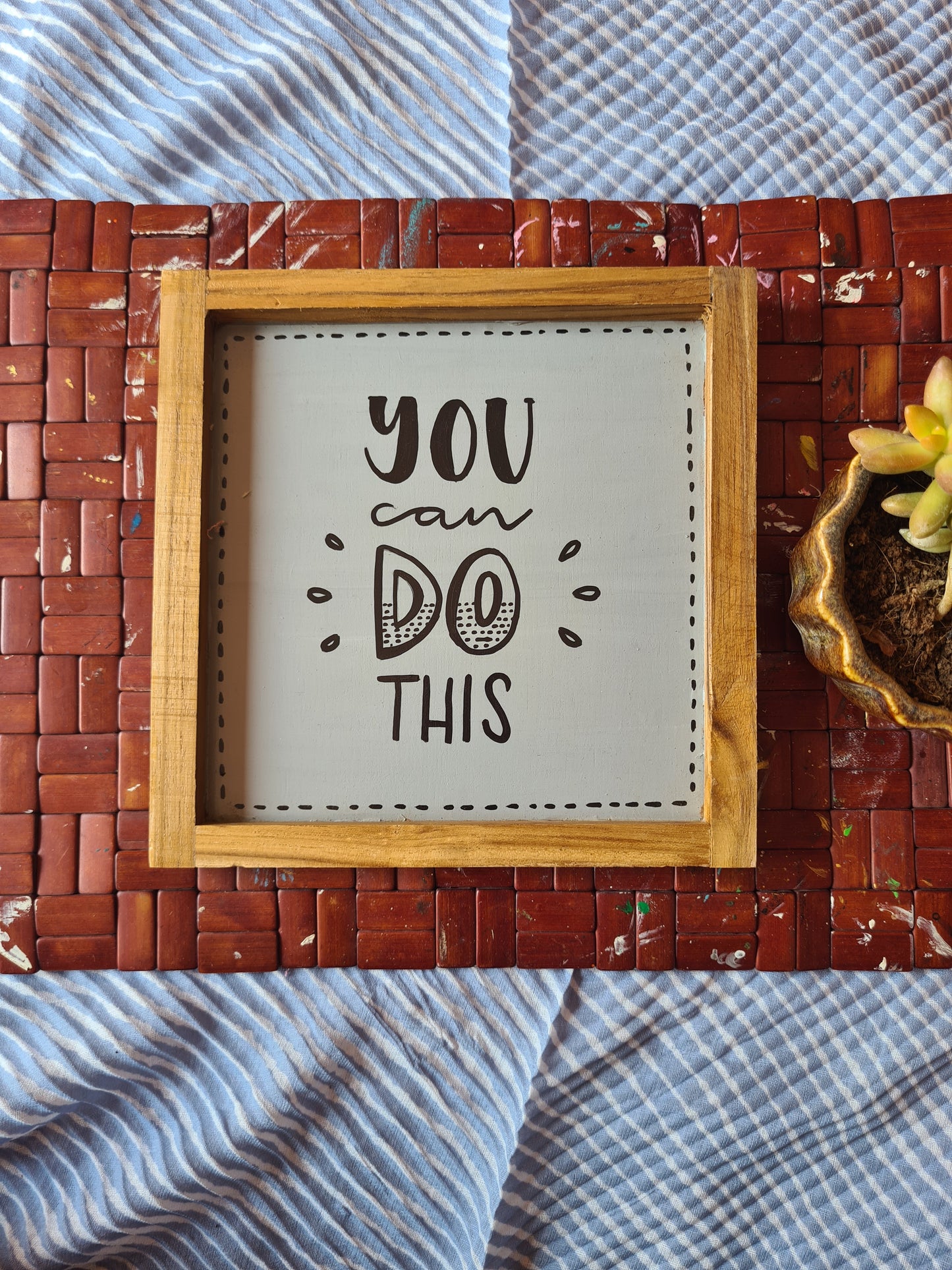 Quote wall frame- You can do this